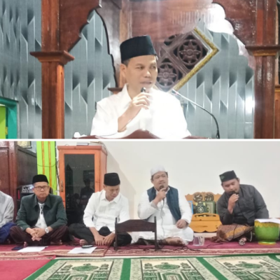 Pj. Bupati Mamasa Spesial Sampaikan Tausiyah Gelaran Dzikir dan Shalawat Didepan Jamaah Masjid Nurul Iman Tatoa