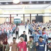 Kloter 18- Seremonial serah terima Jamaah Haji Asal Sulawesi Barat berlangsung Khidmat