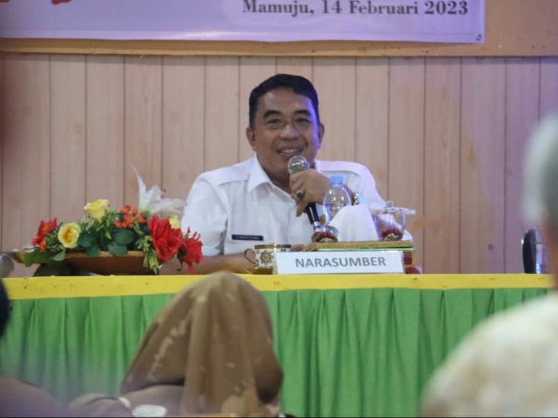 Kepala Kantor Wilayah Kementerian Agama Provinsi Sulawesi Barat H. Syafrudin Baderung menyampaikan peran strategis FKUB dalam meningkatkan harmonisasi antar umat beragama.