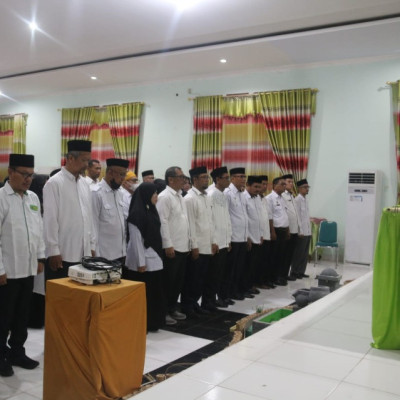 Pengukuhan POKJAWAS Madrasah Kanwil Kemenag Sulbar  Periode Tahun 2022 - 2025 berlangsung Khidmat