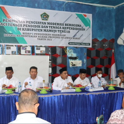 Kakanwil Ingatkan Peran Para Guru Dalam Penguatan Moderasi Beragama