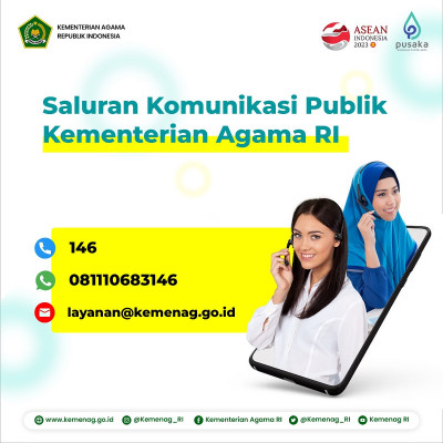 Kemenag Rilis WA, Email, dan Call Center Layanan