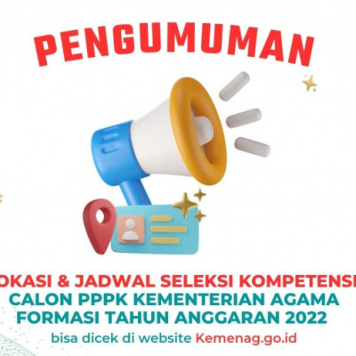 Seleksi Kompetensi 74 Ribu Calon PPPK Kemenag Mulai 17 Maret 2023, Ini Ketentuannya