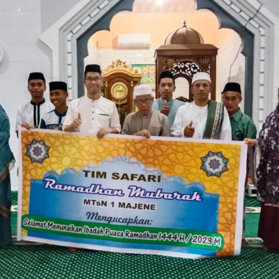 Semarakkan Bulan Ramadhan, MTsN 1 Majene lakukan Safari Ke Masjid Sekitar Banggae Timur