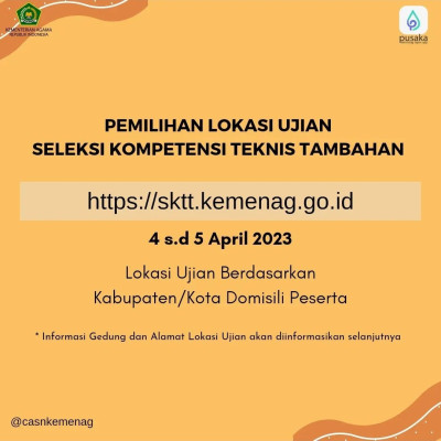 Ini Jadwal Pelaksanaan Seleksi Kompetensi Teknis Tambahan CPPPK Kemenag