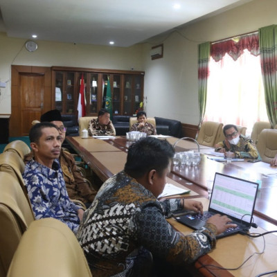 Kakanwil Dan Bidang PHU Gelar Rapat Pembagian Kuota Kloter Sulbar