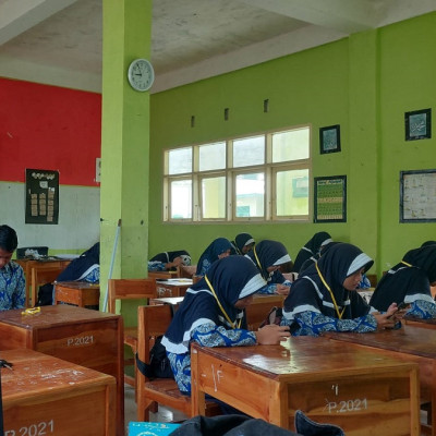 MTsN 1 Polman Gelar Simulasi Asesmen Madrasah TA 2022/2023