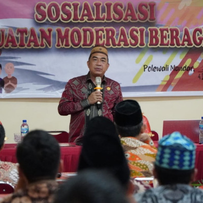 Semangat Kakanwil Kemenag Sulbar Kampanyekan Moderasi Beragama