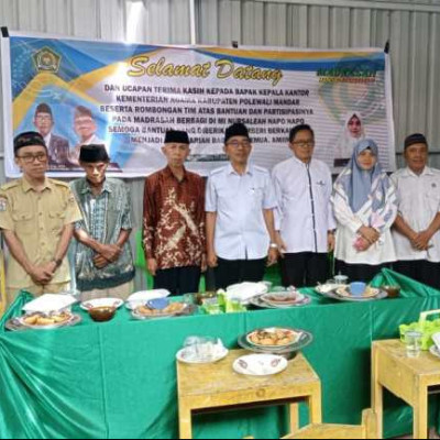 Program Guru Madrasah Berbagi Bantu MI  Nursaleh Napo-Napo