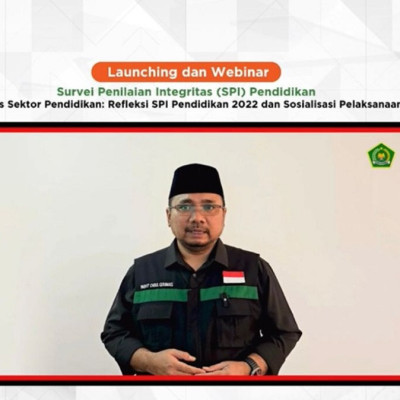 Menag Dorong Seluruh Lembaga Pendidikan Kemenag Ikuti Survey Integritas Pendidikan KPK