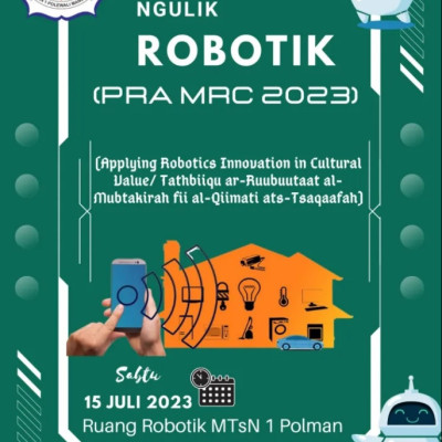 Bersiap Hadapi MRC 2023, MTsN 1 Polman Akan Gelar Ngulik Robotik Berbasis AIOT