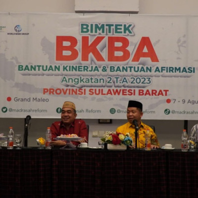 Buka Kegiatan Bimtek BKBA, Kakanwil: Bantuan Ini Adalah Stimulan