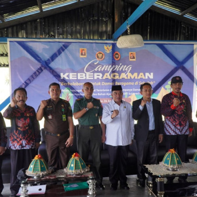 Kakanwil Buka Secara Resmi Kegiatan FKPT Camping Keberagaman