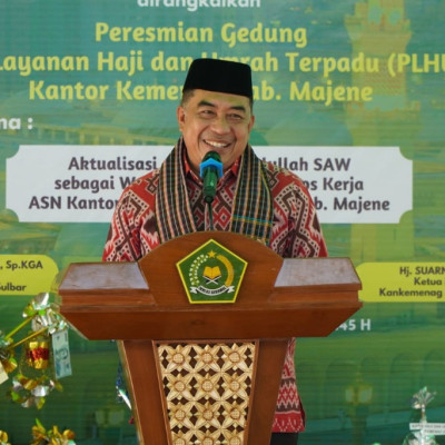 Kakanwil Hadiri Peringatan Maulid Nabi Muhammad SAW di Kementerian Agama Kab. Majene