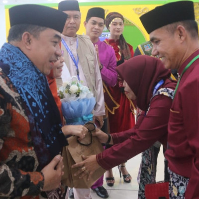 Kakanwil Kemenag Sulbar Apresiasi Penyambutan Kafilah Provinsi Sulbar Pada STQH Ke-27 Di Jambi