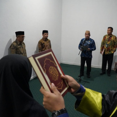 Kanwil Kemenag Sulbar Lantik dan Ambil Sumpah 3 Pejabat Fungsional