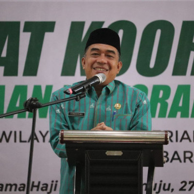 Syafrudin Baderung Resmi Buka Rakor Pelaksanaan Program dan Kegiatan Lingkup Kanwil Kemenag Sulbar