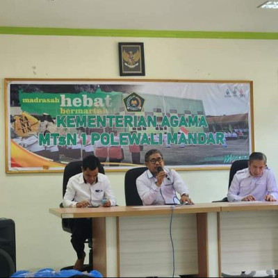 Pasca Libur, Kamad MTsN 1 Polman Gelar Sidak Dan Rapat Koordinasi