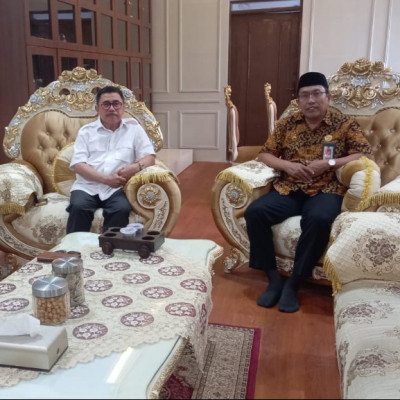 Kunjungan Perdana ke Bapak Bupati, Ka. Kankemenag bahas Program Prioritas Pengembangan Keagamaan