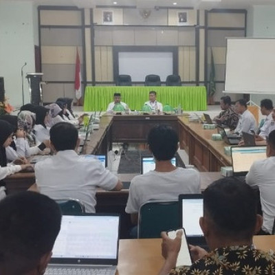 Bidang Pendidikan Madrasah Gelar Rekonsiliasi Data Sarpras