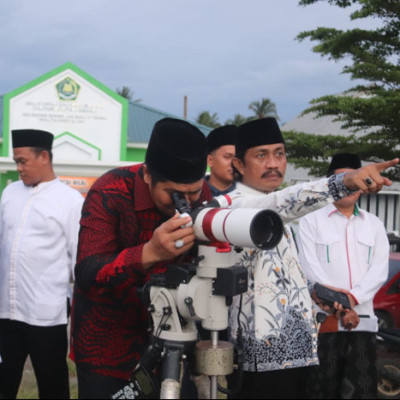 Pelaksanaan Rukyatul Hilal, Penetapan 1 Dzulhijjah 1445 H di Pantai Babana Mamuju Tengah