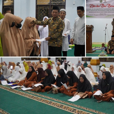 Zikir dan Doa Bersama Serta Bakti Sosial di Masjid Nurul Iman Pasangkayu