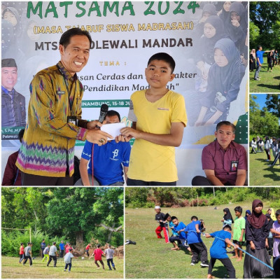 Penutupan Masa Ta'aruf Siswa Madrasah di MTsN 1 Polman, Siswa Baru: Asiknya Belajar Di Madrasah