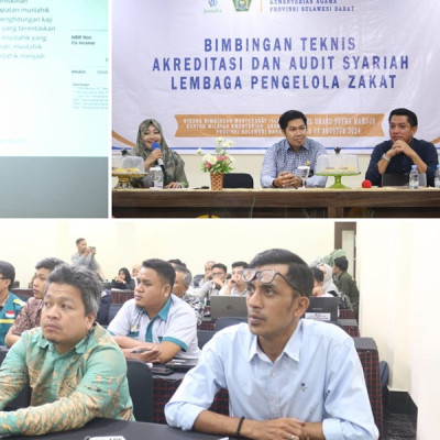 Tingkatkan Pemahaman Kebijakan Akreditasi dan Audit Syariah Lembaga Zakat, Kanwil Kemenag Sulbar Gelar Bimtek