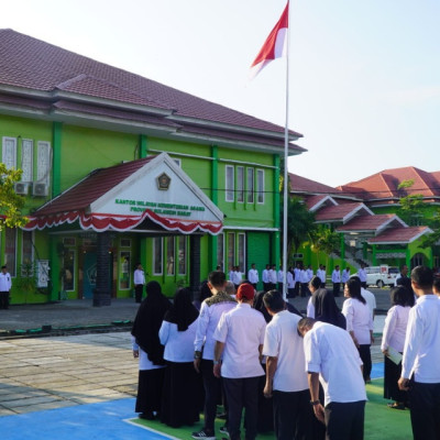 Kabag Tata Usaha Kanwil Kemenag Prov. Sulbar Berikan 3 Poin Penting saat Apel