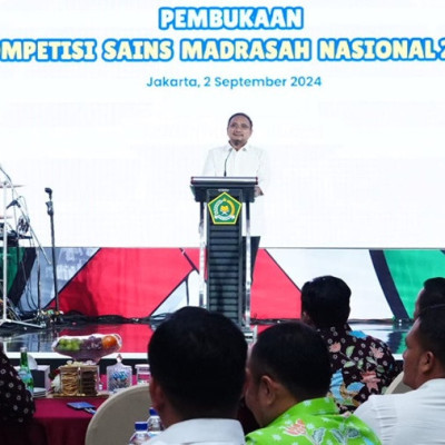 Buka KSM Nasional 2024, Menag Minta Siswa Madrasah Kobarkan Semangat Belajar dan Berkompetisi