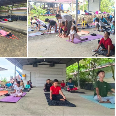 Pembinaan Melalui Yoga Asanas, Membangun Generasi yang Seimbang di Pasraman Manakarra Dewata Kota Mamuju