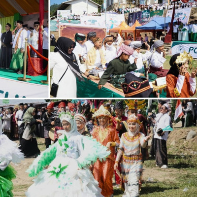 Kirab Meriah Hari Santri 2024 di Polewali Mandar, Peringati Peran Penting Santri dalam Pembangunan Bangsa