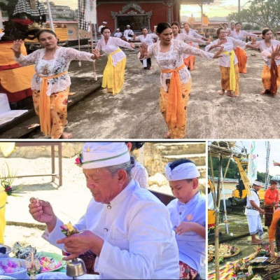 Piodalan di Pura Agung Sthana Dewata: Menguatkan Kebersamaan dan Spiritualitas Umat Hindu Kota Mamuju