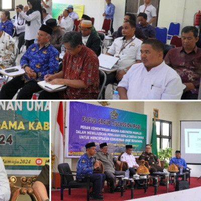 Buka FGD Kerukunan Umat Beragama, Kakanwil : Sinergitas Elemen Masyarakat Jadi Kunci Wujudkan Pilkada Damai