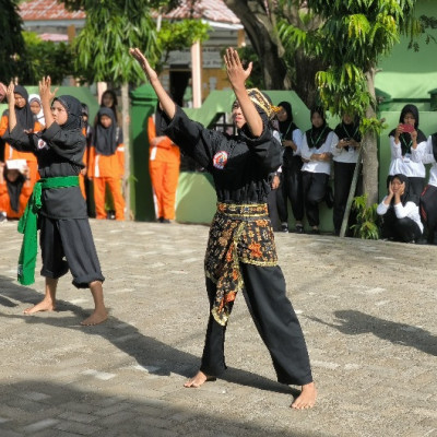 Antraksi Pencat Silat Warnai Pembukaan Porseni di MTs Negeri 1 Polewali Mandar, Pengurus Pusat Pagar Nusa NU Beri Apresiasi