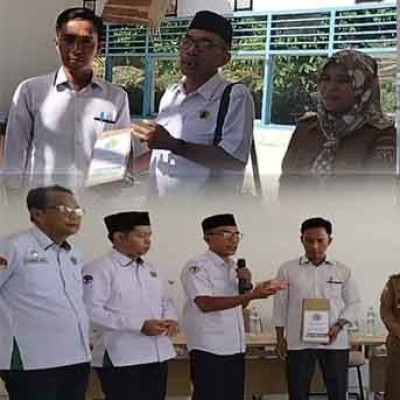 MA Al Irsyad Karoke Sambalibali Terima Bantuan dari Program Guru dan Pengawas Madrasah Berbagi