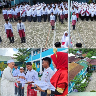 Upacara Akhir Pembelajaran di Nuhiyah Pambusuang