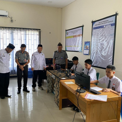 Hari Kedua Ujian Madrasah, Kabid Madrasah ke Lapas