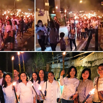 Pembimas Kristen Kanwil Kemenag Sulbar Hadiri Perayaan Paskah Bersama Jemaat Bukit Zaitun Mamuju