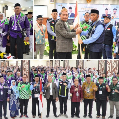 Kakanwil Kemenag Sulbar Resmi Lepas Kloter 10 Jemaah Haji Mamuju dan Majene
