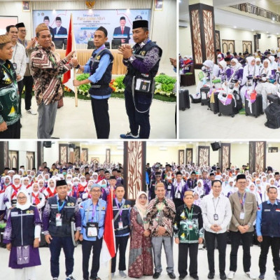 Kloter 11 Majene-Polman Dilepas, Kakanwil: Haji Bukan Ajang Status, Tapi Panggilan Ilahi