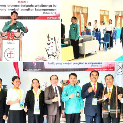 Pembimas Kristen Buka Musda GESBA Sulbar, Ajak Gereja Jadi Rumah Perubahan
