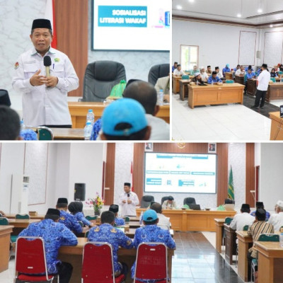 Kanwil Kemenag Sulbar Gelar Pembinaan Lembaga Wakaf se-Kabupaten Mamuju