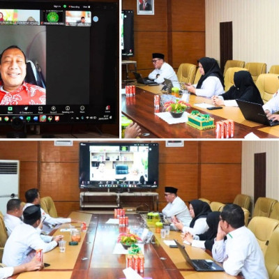 Kanwil Kemenag Sulbar Ikuti Pendampingan Persiapan Monev KIP dan PPID secara Daring