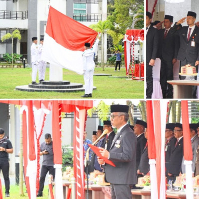 Kabag TU, H. Suharli Hadiri Upacara Peringatan Hari Lahir Pancasila 2025 Prov. Sulawesi Barat