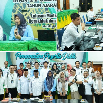 Kunjungan BPKP Sulbar di MAN 1 Polewali Mandar