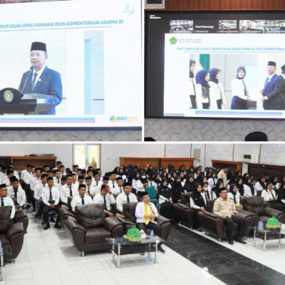 Kementerian Agama Serahkan SK CPNS Formasi Terbesar Sepanjang Sejarah