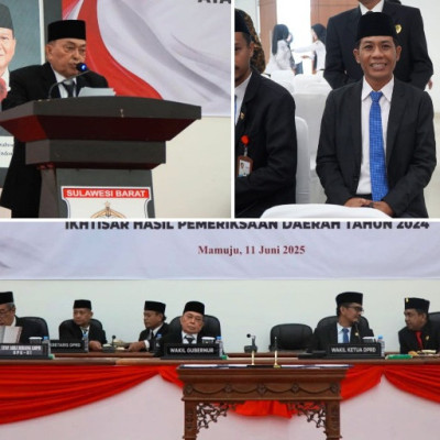 Rapat Paripurna DPRD Sulbar: Penyerapan LHP BPK RI dan Ikhtisar Hasil Pemeriksaan Daerah 2024
