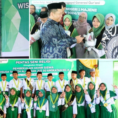 Simfoni Religi: MIN 1 Majene Gelar Pentas Seni dan Wisuda Tahfiz Juz 30 Angkatan Ke-4