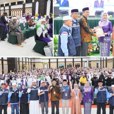 Berangkat dari Bandara Jeddah, Jemaah Haji Kloter 10 Sulbar Tiba di Embarkasi Haji Sudiang Makassar